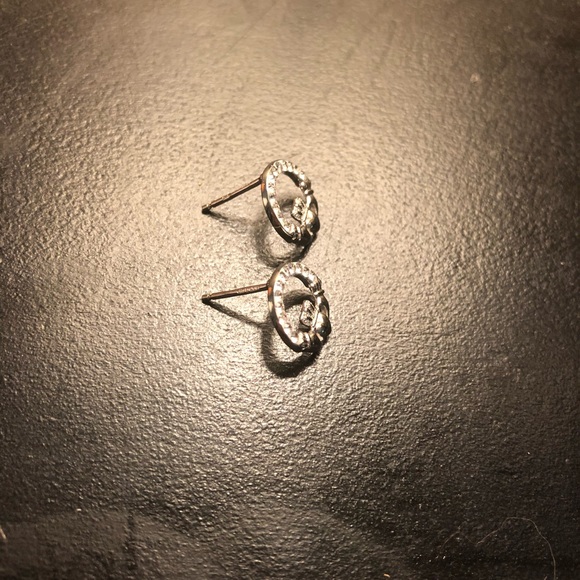 SOLD - Silver and Swarovski Crystal Earrings - Picture 3 of 8